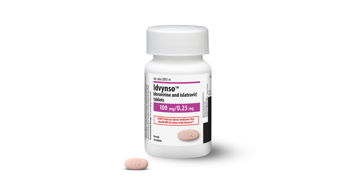 IDVYNSO™ (doravirine/islatravir) 100 mg/0.25 mg Tablets
